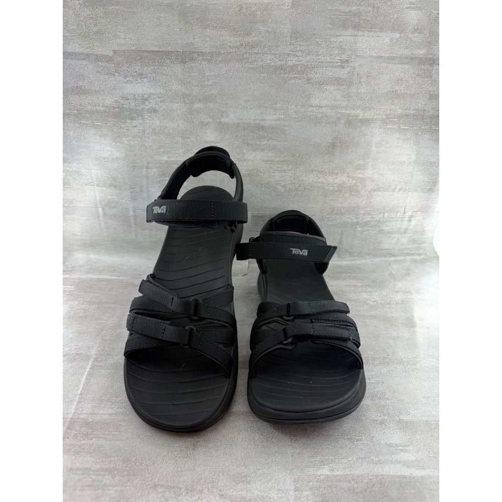 Teva Zymic Women Black Sporty Strappy Platform Sandals 1173720 Size 10